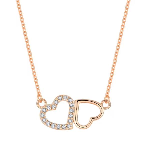 Buy cheap YASVITTI Valentine's Day Gift Luxury Necklace 925 Sterling Silver Fashion Classic Women Heart Necklace Jewelry from wholesalers