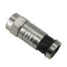 Buy cheap Blue Ring F Male Compression Coaxial Cable Connector RG59 RG6 Plug For CATV from wholesalers