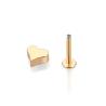 Buy cheap 316L Surgical Stainless Steel Internally Threaded Heart Labret Stud Body Piercing Unique Lip Rings from wholesalers