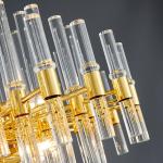 Led Glass Chandelier For Dining Room Kitchen Modern Home Decor led crystal