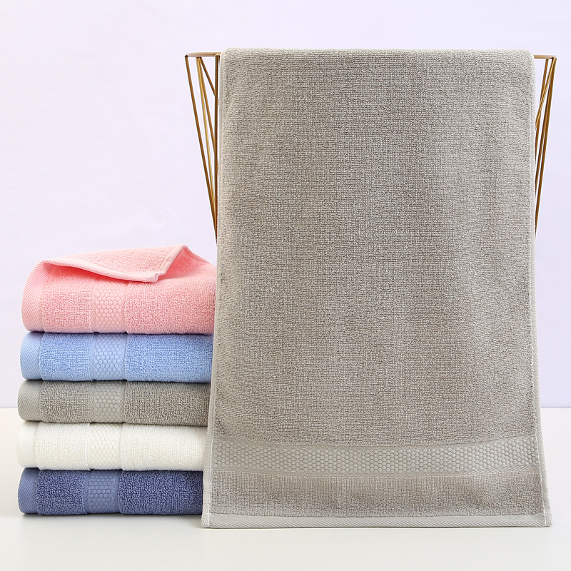 100% Cotton Custom Plain Household Towel 32 Strands Quick Drying Absorbent Washable Towel