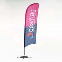 Buy cheap YaoYang Knife And P Shape Feather Outdoor Beach Flag Double Sides Printed product