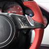 Buy cheap LED Red Leather Porsche Carbon Fiber Steering Wheel Sport Design 350mm from wholesalers