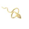 Buy cheap Snake 18K Diamond Ring Customized Open Adjustable Gold Plated Finger Ring from wholesalers