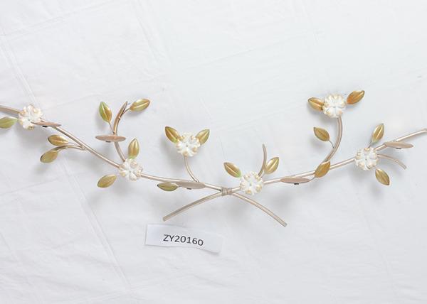 Buy cheap Home Decor Gold Art Hanging Flowers Sconce Candle Holder from wholesalers
