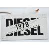 Buy cheap Embossed Faux Leather Garment Tags Hot Stamped Leather Labels For Jeans from wholesalers