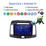 9 Inch 1+16GB 4 Core WIFI BT FM Mirror Link Car Stereo For Hyundai Elantra 2007