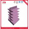 Buy cheap 400mm 1500mm Single Sided Supermarket Shelf 5 Layers Purple from wholesalers