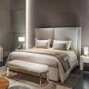 Buy cheap Minimalist 0.6m Modern Marble Nightstand 400mm Trendy Bedside Cabinets from wholesalers