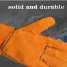 Buy cheap EN420 EN388 ANSI 2 Layer High Temperature Cowhide Welding Gloves Wear Resistant from wholesalers