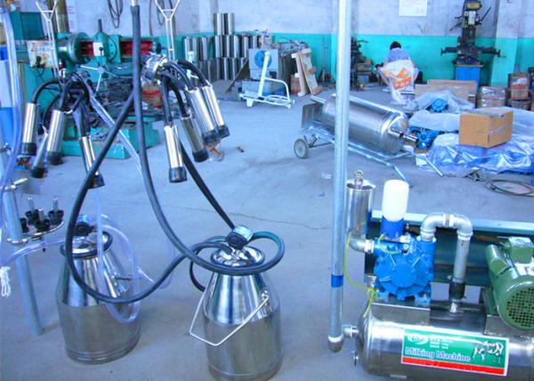 Buy cheap Embossed Logo Available Mobile Milking Machine With 240cc Milk Claw from wholesalers
