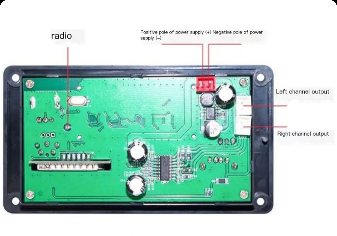 High Power BLUETOOTH Module Car Amplifier Motherboard for APE Audio Format Support