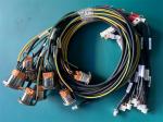24V Yellow Green 800mm Pdu- Switch Machine Key Cable Wire Harness For Industrial
