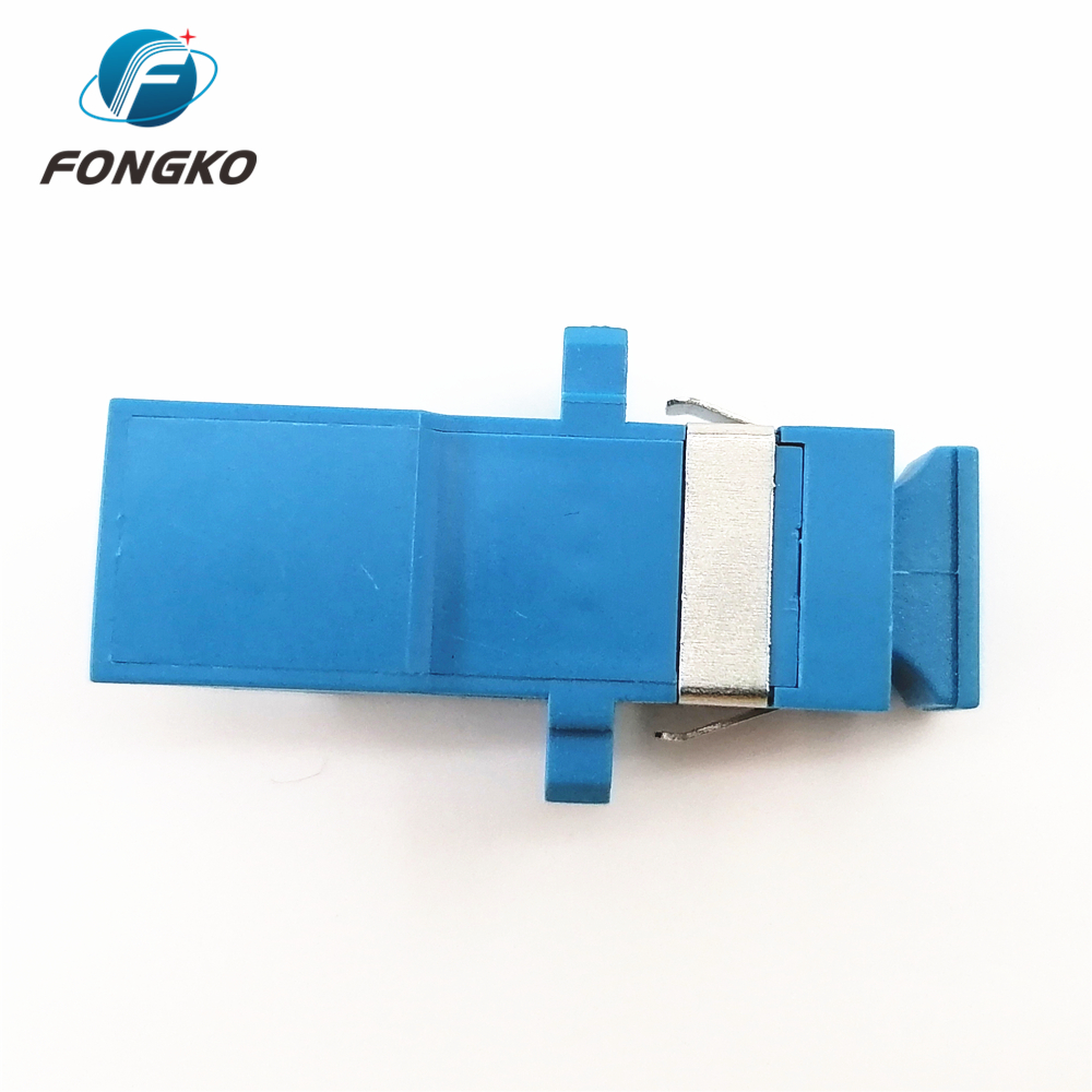 UPC SX SC Fiber Connector Single Mode Fiber Adapter with Inner Inclined Shutter