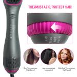 3 Temperature Setting 360 Degree Cord 50cm Hair Dryer Brush Professional