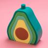 Buy cheap Baby Building Play With Avocado Shape Montessori Toys Silicone Stacking Blocks from wholesalers