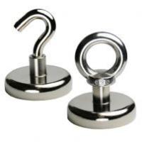 Buy cheap Heavy Duty 60LBS 32mm Neodymium Hook Magnets as Magnetic Refrigerator product