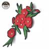 Buy cheap Handmade Rhinestone Patch #C1007 Embroidery Flower Applique from wholesalers
