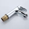 Buy cheap Brass Single Hole Single Handle Basin Mixer Tap In Chrome from wholesalers