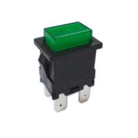 Buy cheap Taiwan Electrical Push Button Switch, 21*15mm, ON-OFF, Green Illuminated product