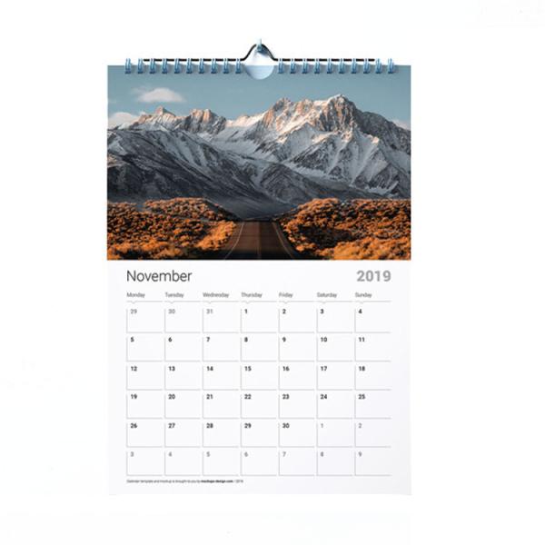 Buy cheap Personalised Business Wall Calendar Printing With Custom Your Design Accept from wholesalers
