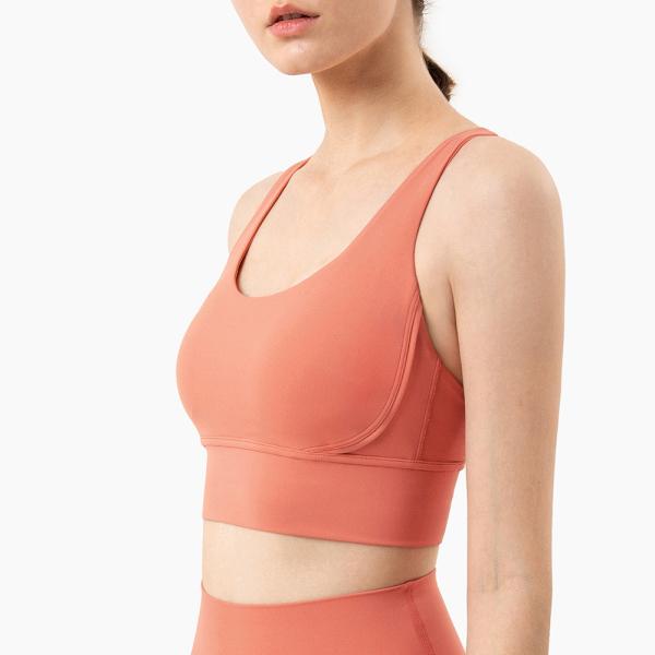 Buy cheap Shock Absorber Run Womens Sports Bra Nylon Naked Feeling Cross Back from wholesalers
