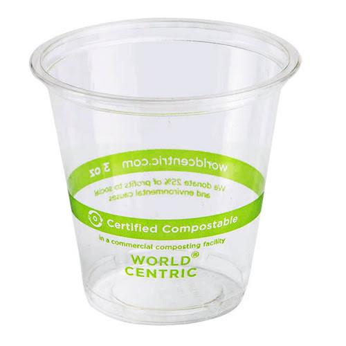 Buy cheap Water Compostable Biodegradable PLA Cups Transparent Plastic Custom from wholesalers