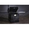 Buy cheap Vintage Black Leather Storage Trunk Aluminium Sheet Copper Lock For Reception Room from wholesalers