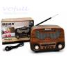 Buy cheap Vintage Wooden Radio Player with Portable Rechargeable Battery and 3 Bands from wholesalers