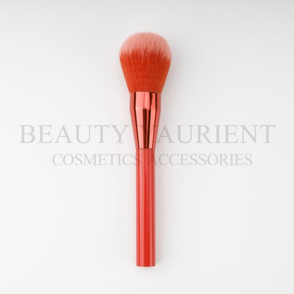 Buy cheap Privated Logo PBT Synthetic Single Makeup Brush Shiny Red Ferrule from wholesalers