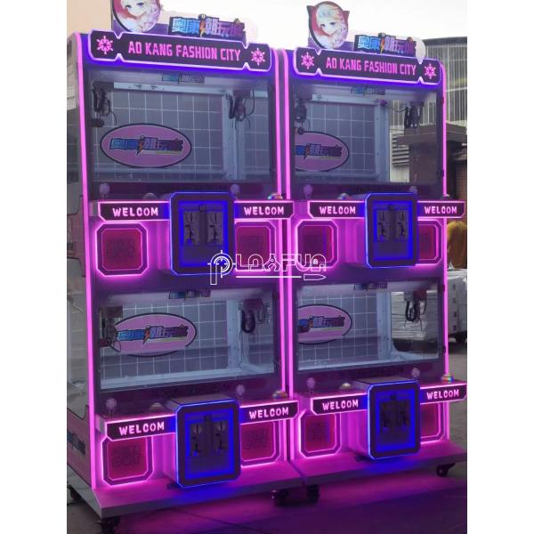 Coin Operated Games Arcade Kids Game Transparent Glass Small 4 Players Mini Claw Crane Machine Prizes