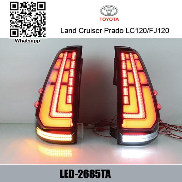 Toyota Land Cruiser 2003-2009 Car Tail Light LED Prado Taillight Brake lights