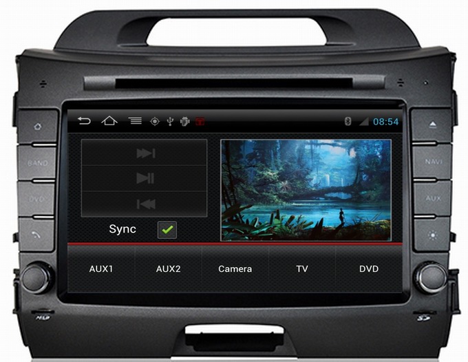 Ouchuangbo Car GPS Navi Multimedia for Kia Sportage 2014 S150 Android 4.0 DVD USB Stereo