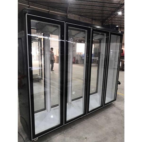 Buy cheap 2500L Reach In Cooler 4 Glass Door Refrigerator For Convenience Store from wholesalers