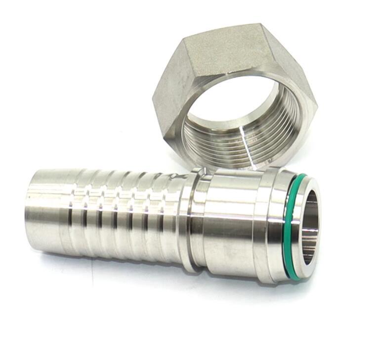 Hydraulic Threaded Fittings OEM Customized Hot Head Hexagon Technics Surface Support DIN 20411