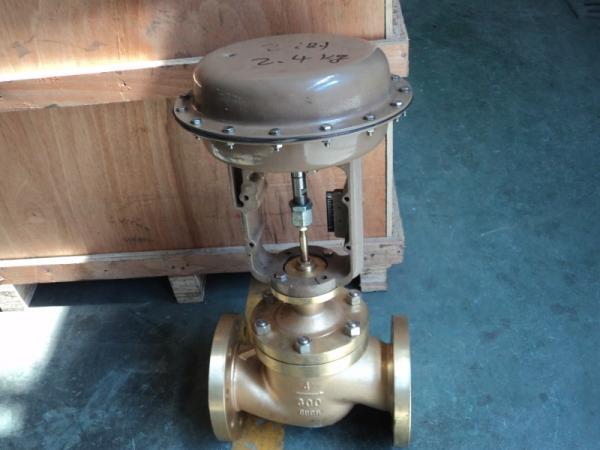Buy cheap ASME B16.34 Bronze Material Single Seat Pneumatic Control Valve from wholesalers