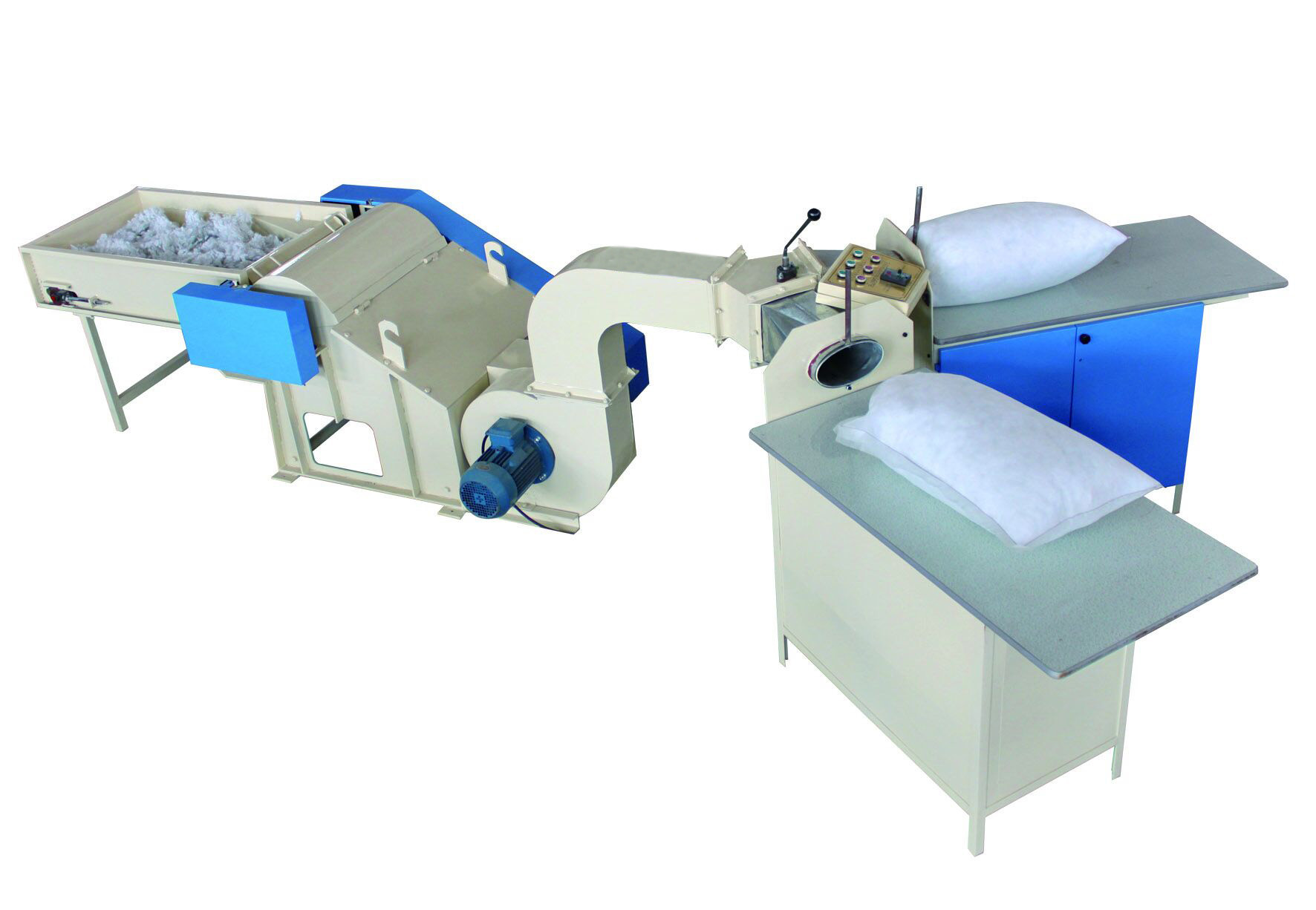 Garnet Pillow Cushion Making Machine For Plastic Polyethylene Bag Toys Cover