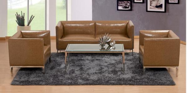 Buy cheap Modern PU leather China reception office sofa from wholesalers