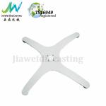 Office Furniture Custom Aluminum Parts , Metal Die Cast Desks Legs