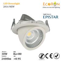 Buy cheap 6inch epistar cob 25w 30w gimbal led downlight recessed with ce rohs saa product