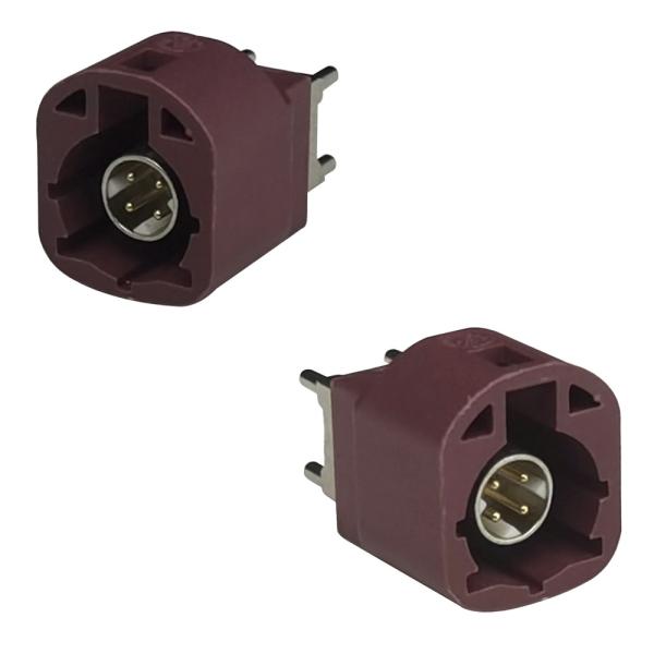 Buy cheap FAKRA HSD Connector Right Angle Type PCB Mount For Automotive from wholesalers