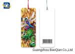 Embellished Tassel 3D Lenticular Bookmark No Harm Material Cartoon Animal Image