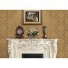 Buy cheap Classical Damask European Style Wallpaper 3D Effect Wall Covering For Bed / Living Room from wholesalers