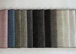330gsm Yarn Dyed Woven Fabric , Plain Polyester Velvet Upholstery Fabric