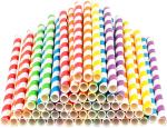 8mm Gift Seasonal BPA Free Customized Paper Straws