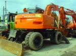 USED HITACHI ZX130W WHEEL EXCAVATOR FOR SALE ORIGINAL JAPAN HITACHI ZX130W FOR