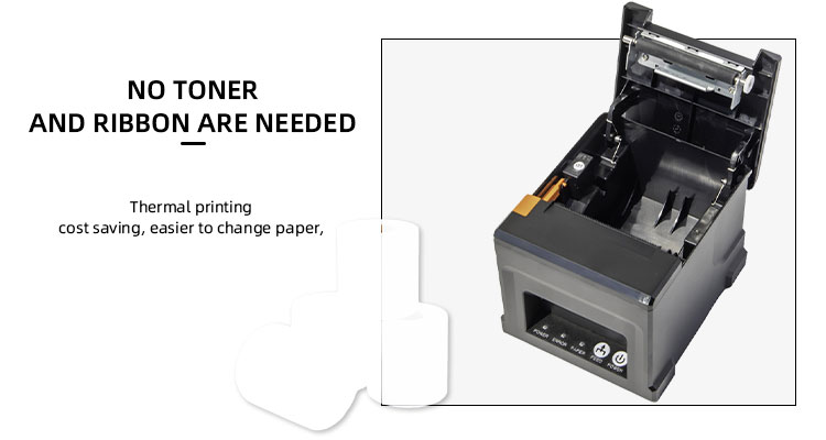 NO SDK Required 80mm Thermal Barcode Receipt Printer for Fast and Accurate Printing