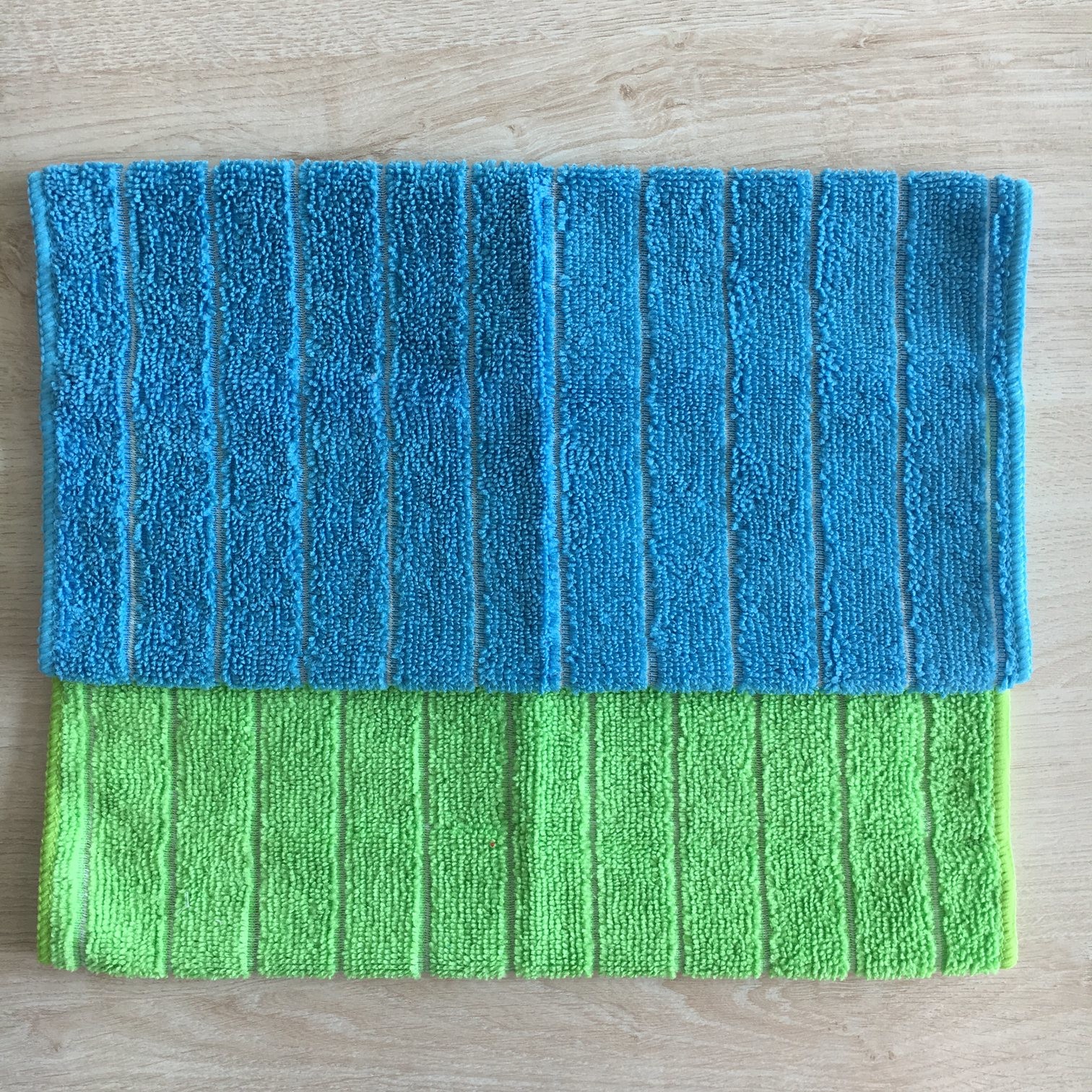 80% polyester 20% polyamide high quality kitchen towels clean wipes 3cm strip design