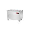 Buy cheap SS Buffet Server Electric Food Warmer Commercial Push Type Bain Marie Cabinet With Wheels from wholesalers