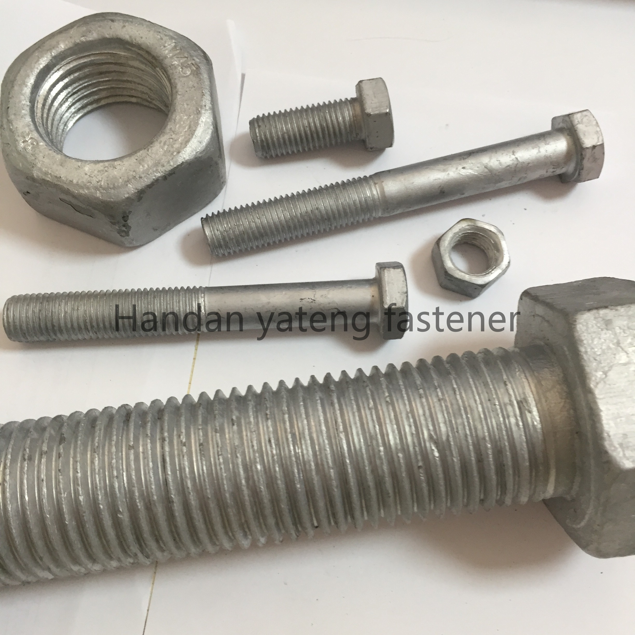 Hot Dipped Galvanised Round Head Guardrail Splice Bolt and Nut with ANSI Standard